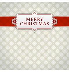 Christmas card vector image