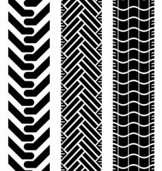 Off road tires vector image