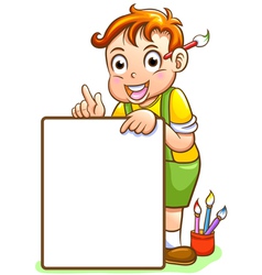 Vboypainting vector image