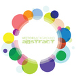 Abstract circle background vector image