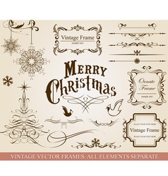 Christmas collection vector image