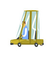 Cartoon car vehicle Cartoon car vehicle vector image