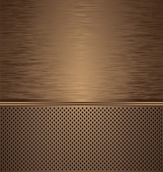 Brushed metal background vector image