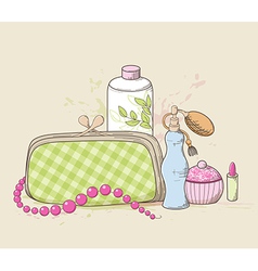 Cosmetics vector image