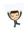 Funny cartoon boss vector image
