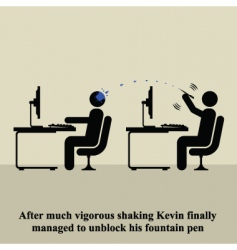 Funny pictogram vector image