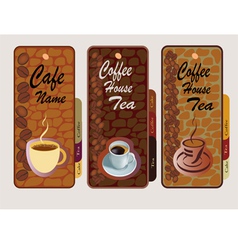 Menu for restaurant cafe bar coffeehouse vector image