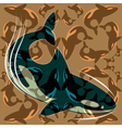 Whales vector image