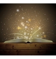 Magic book vector image
