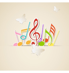 Paper notes vector image