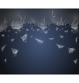 Background with glass vector image