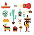 Mexico icons vector image