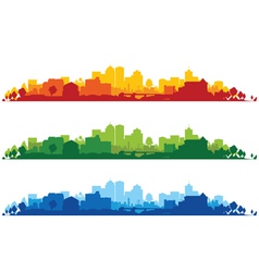 Cityscape background vector image