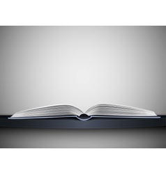 Book on shelf vector image