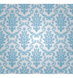 Damask pattern vector image