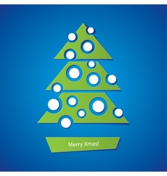 Christmas tree vector image