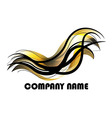 Golden Bird vector image