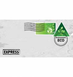 Eco mail vector image
