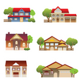 Houses vector image