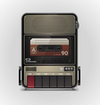Cassette recorder vector image