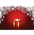 Luxury christmas gift vector image