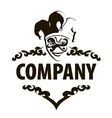 Logo joker vector image