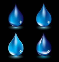 Water droplet vector image