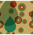 Retro grunge seamless pattern vector image