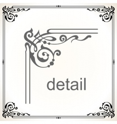 Elegant vector frame vector image