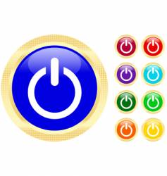 Power button vector image