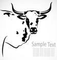 Image of an cow vector image