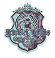Grunge urban label vector image