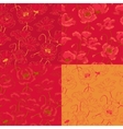 Poppy seamless pattern vector image