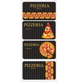 Pizza Menu Template vector image