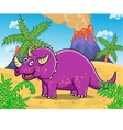 Triceratops vector image