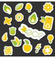 Stickers vector image