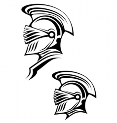 Ancient warrior vector image