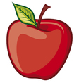 Red apple vector image