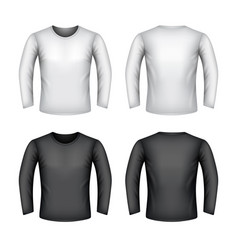 Male sweatshirt isolated on white vector image