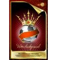 Football poster vector image