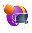 Helmet vector image