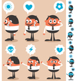 Talking on Phone vector image