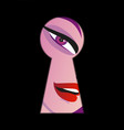 Women keyhole vector image