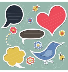 Text frames vector image