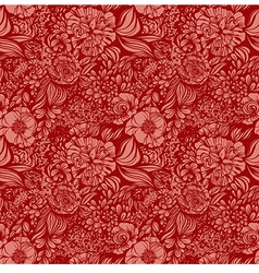 Floral seamless background Floral seamless background vector image