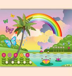 Summer dream vector image