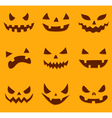 Pumpkin carving vector image