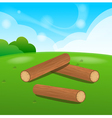 Wooden Logs Isolated objects Wooden Logs Isolated objects vector image