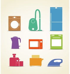 Kitchen equipment vector image