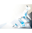 Abstract background with volume figures vector image